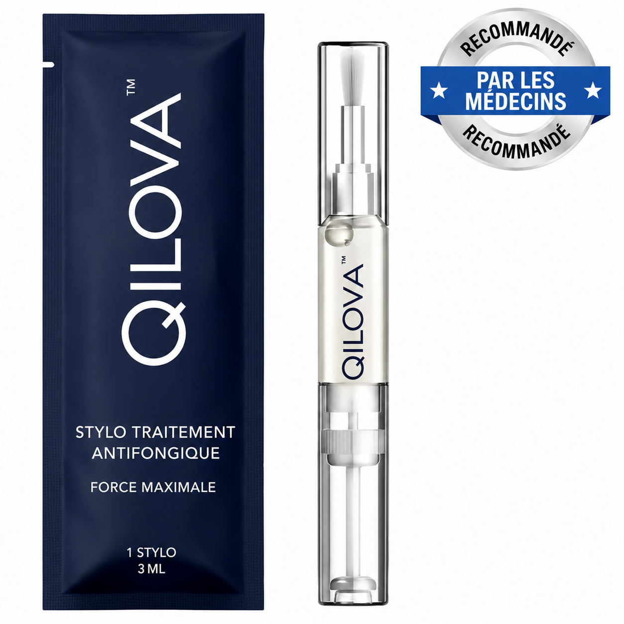 Qilova – Stylo antifongique pour ongles