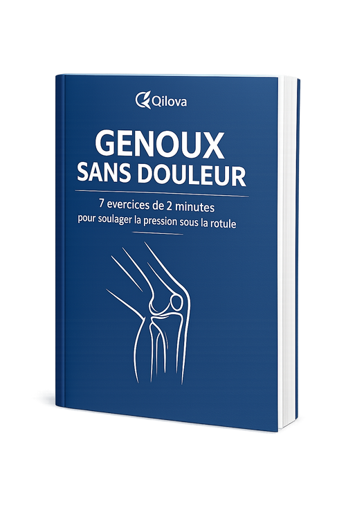 Ebook OFFERT – Genoux sans douleur : 7 exercices de 2 minutes pour soulager la pression sous la rotule