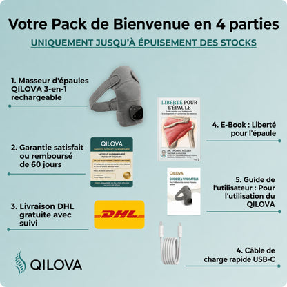 Masseur d’épaule 3-en-1 Qilova