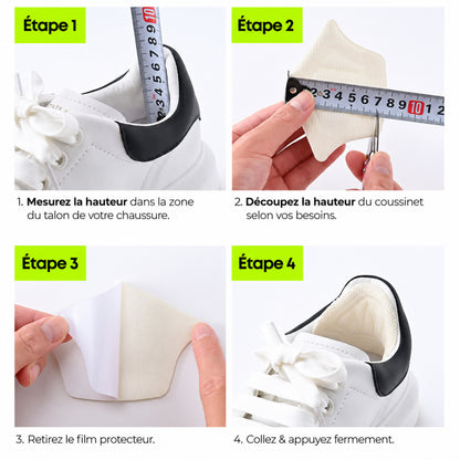 Coussinets de talon pour soulagement & amorti