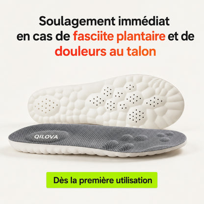 Semelles de soulagement pour douleurs au talon & fasciite plantaire
