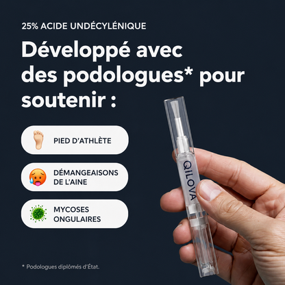 Qilova – Stylo antifongique pour ongles