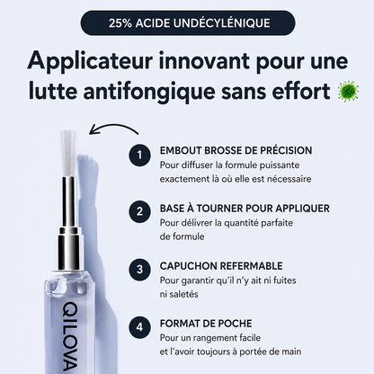 Qilova – Stylo antifongique pour ongles